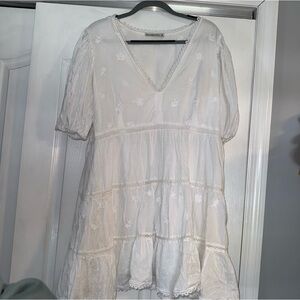 White Abercrombie dress